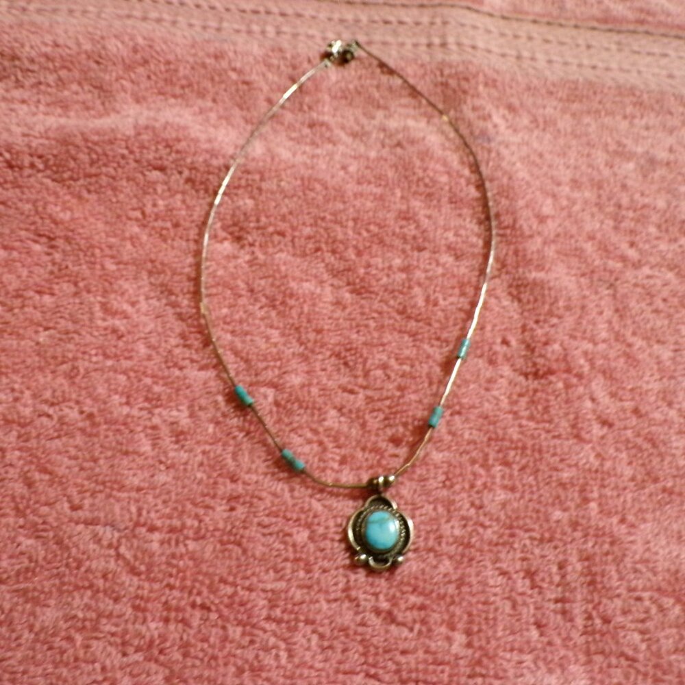 Turquoise/Silver necklace